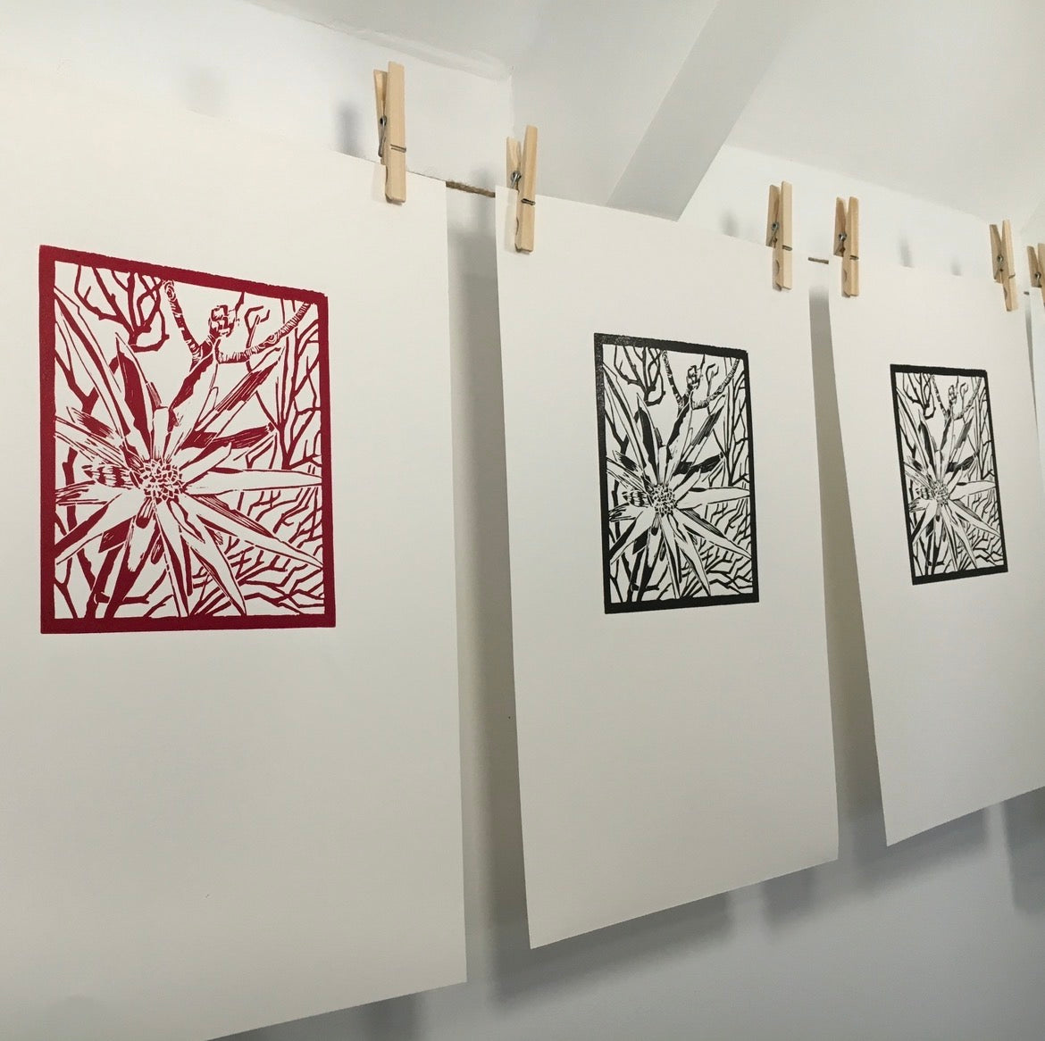 Single Block Linocut