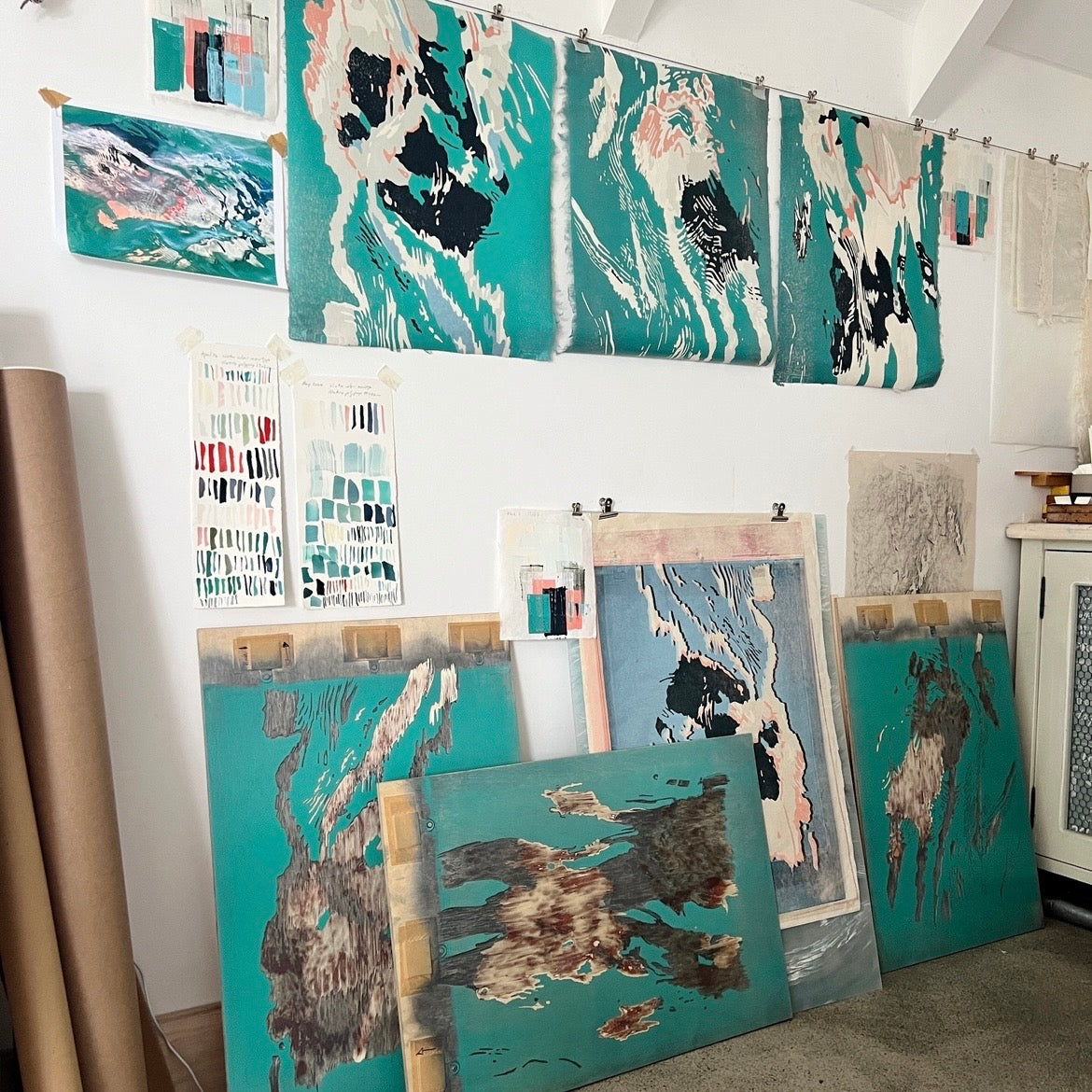 Woodcut and Screen Print