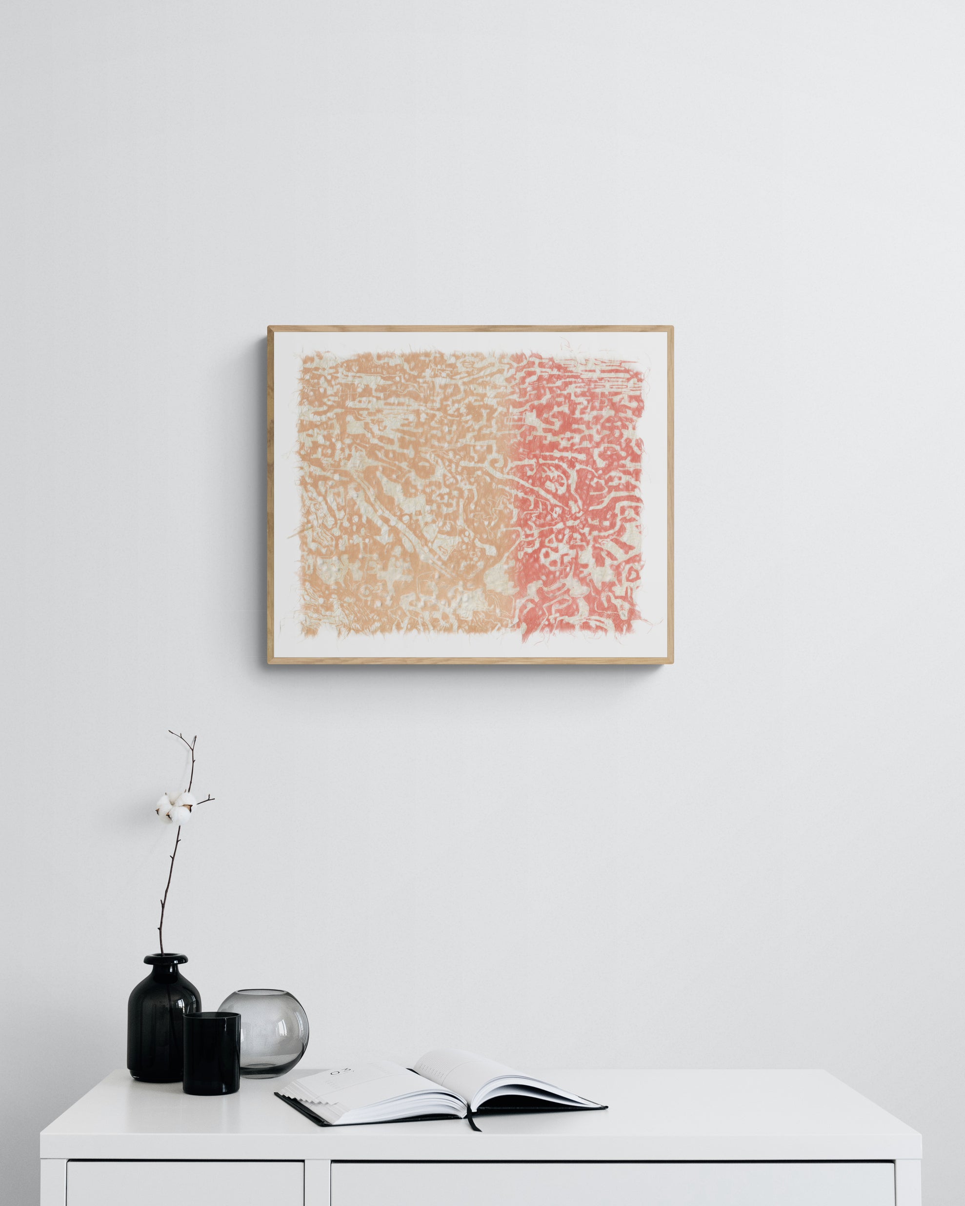 A forgotten language in flesh ombre