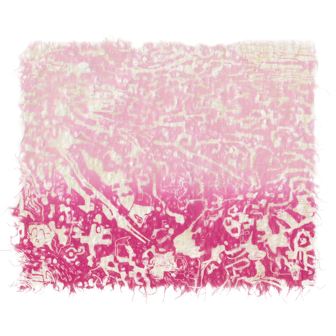 A forgotten language in magenta ombre