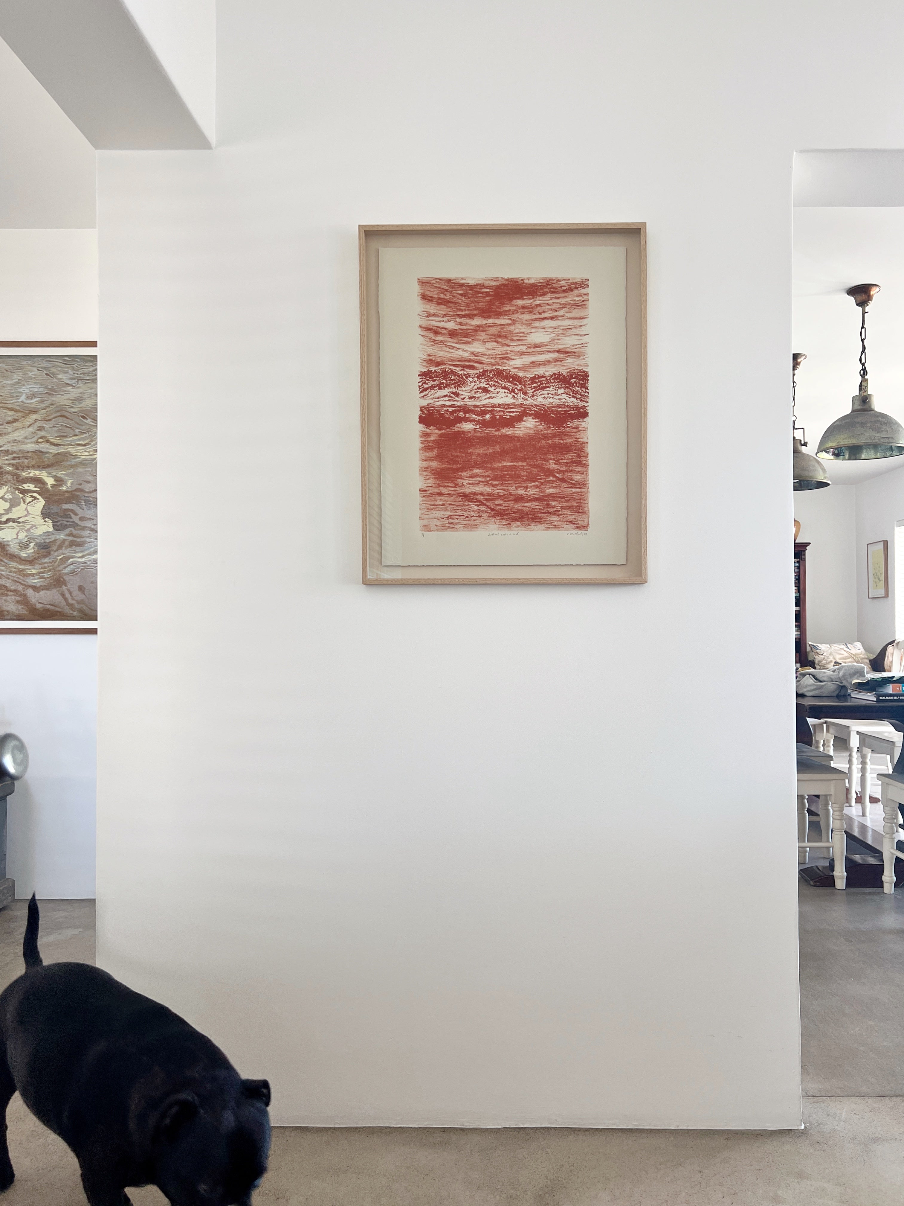 Littoral notes in red