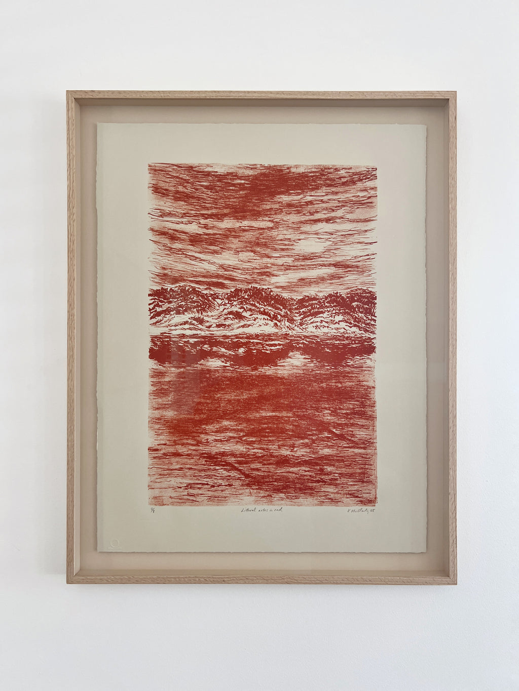 Littoral notes in red