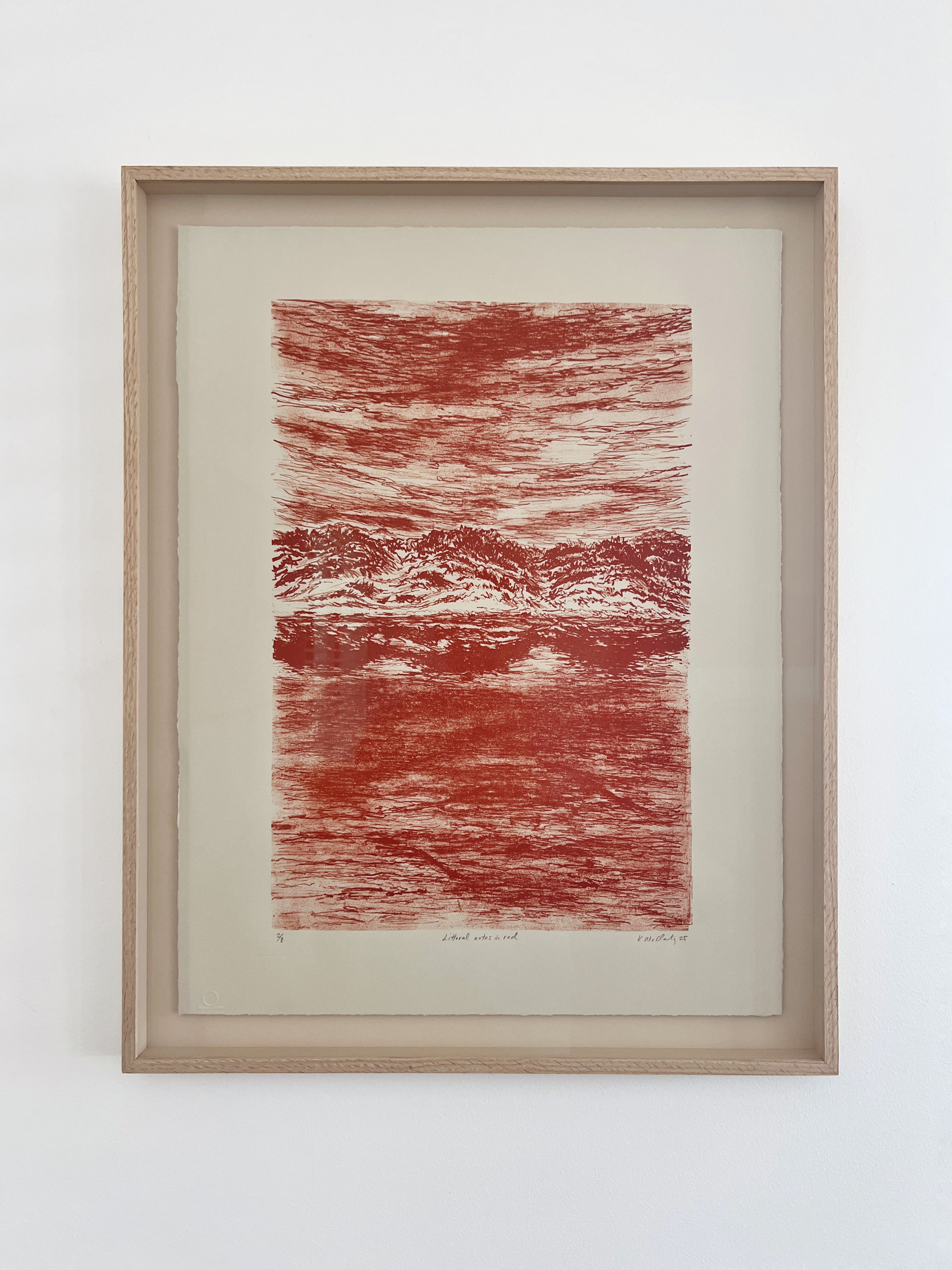 Littoral notes in red