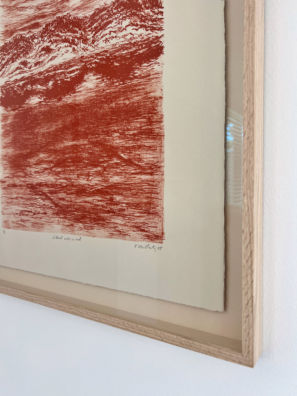 Littoral notes in red