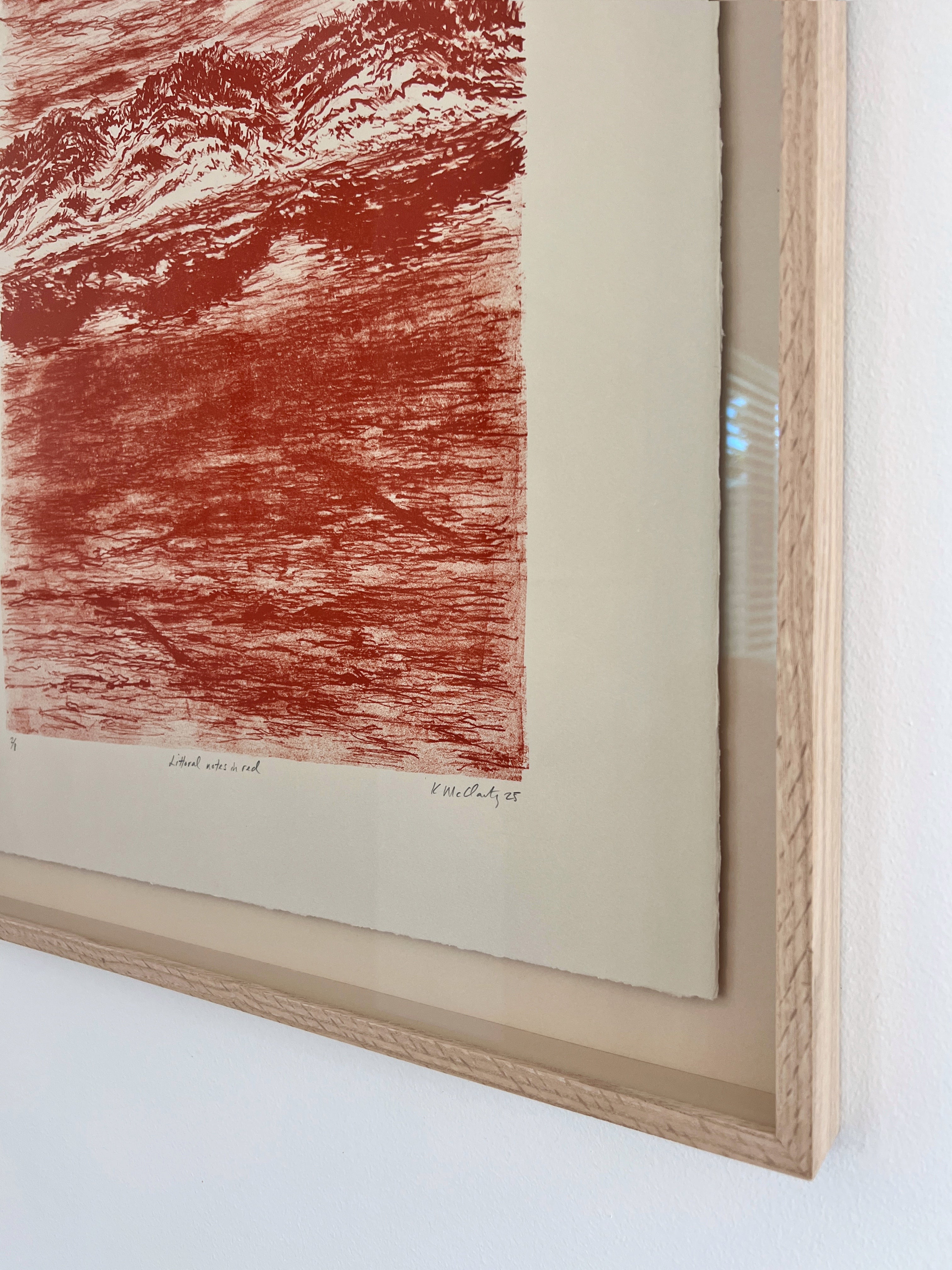 Littoral notes in red